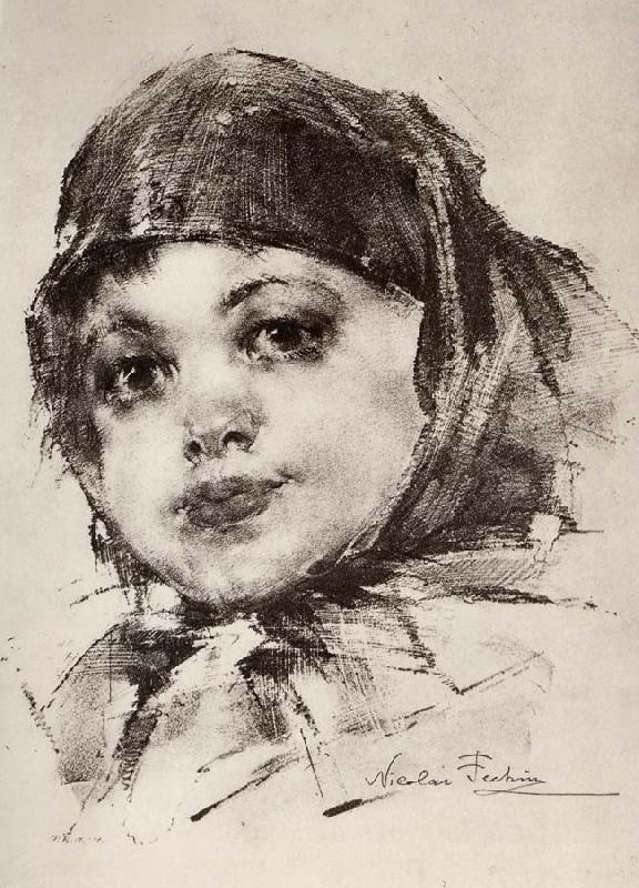 Nikolay Fechin Head portrait of